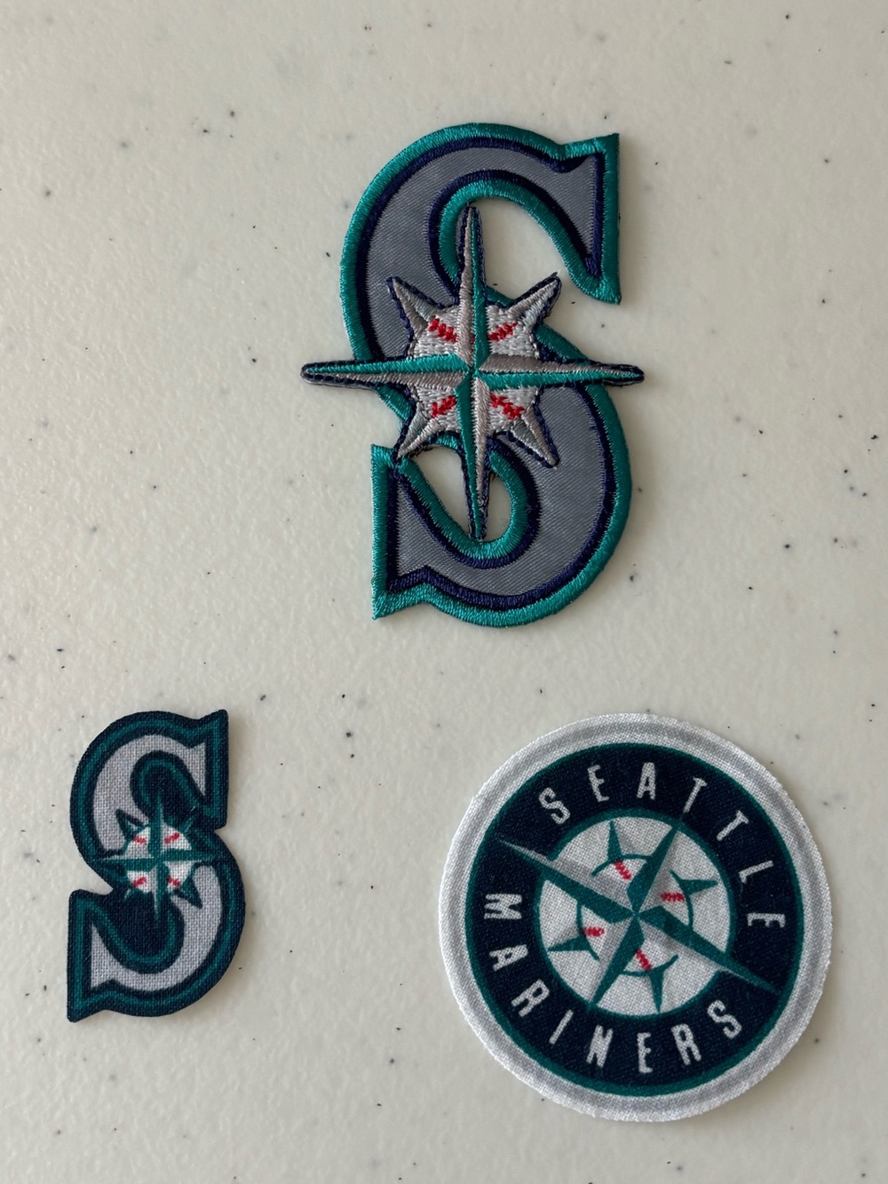 Embroidered Seattle Mariners MLB Patch Set